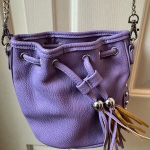 Charming Charlie Lavender Crossbody Bag